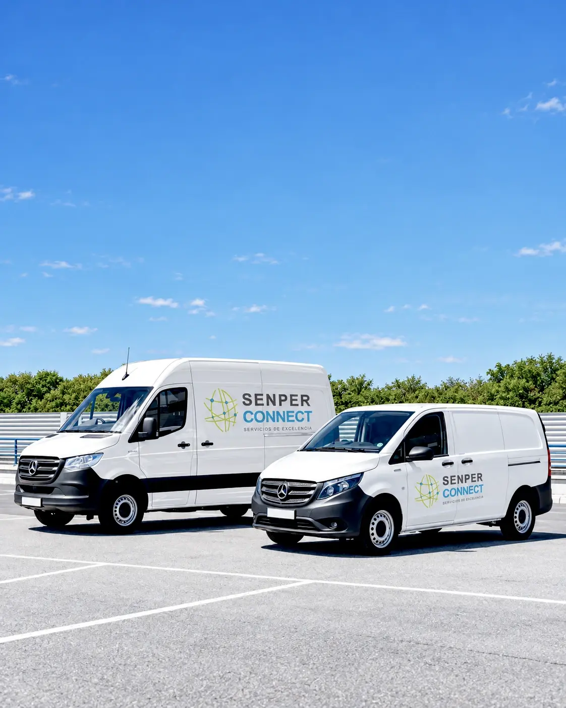 Flota de camionetas Senper Connect